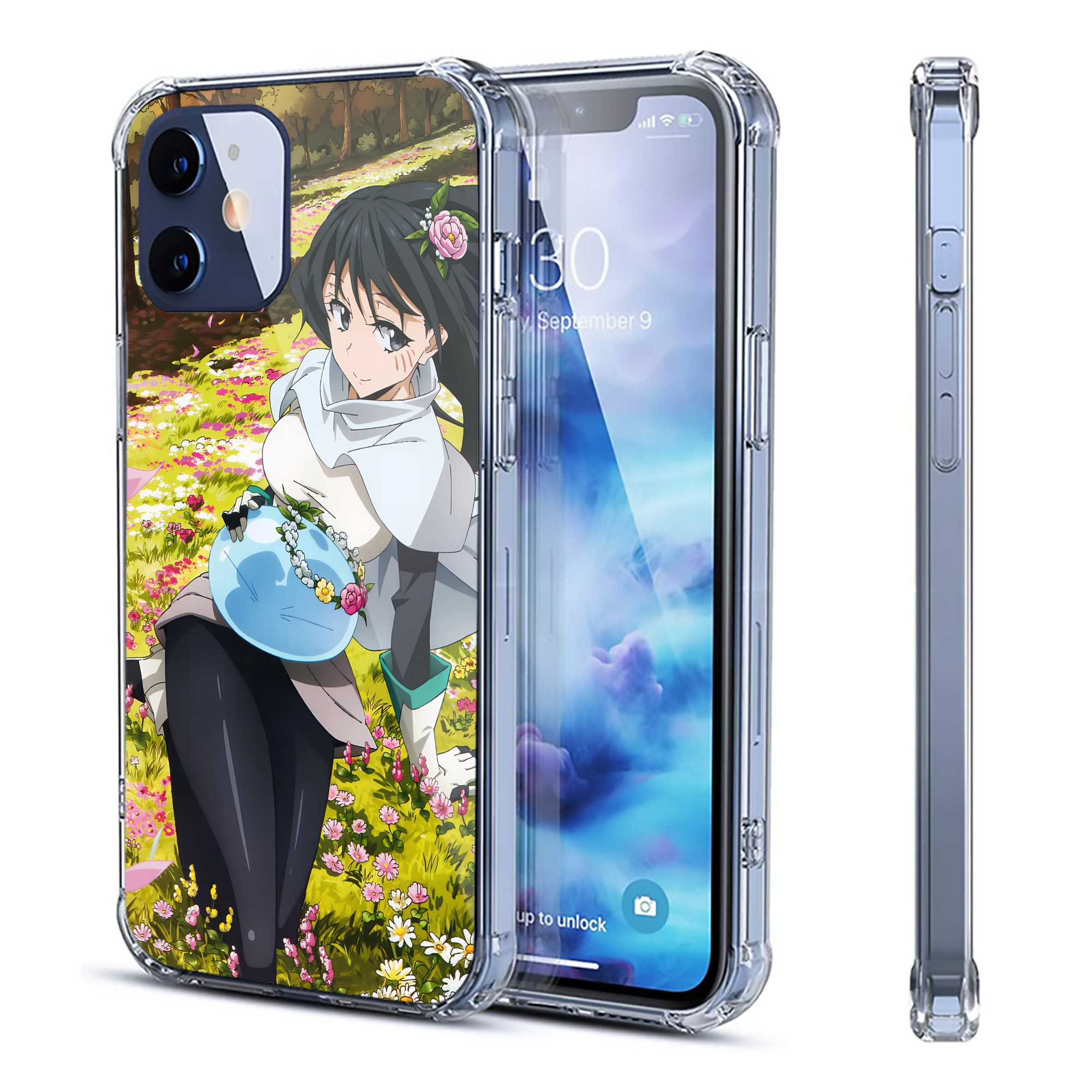 （画像用） 転スラ Regarding Reincarnated to Slime 【iPhone 12シリーズ対応】透明スマホケース（クリアソフトケース）